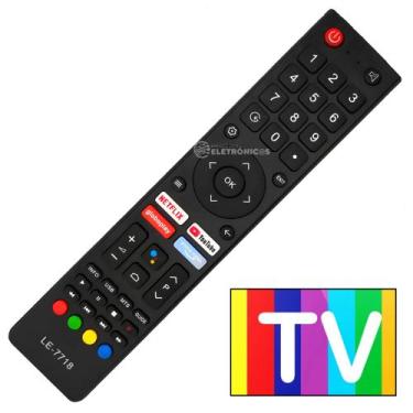 Imagem de Controle Remoto para TV Philco Smart com Atalhos Netflix, YouTube e Gl