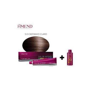 Imagem de Amend Coloração - 5.0 Castanho Claro 50g+ OX 20 Volumes