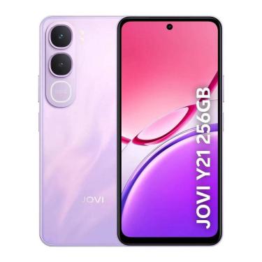 Imagem de Smartphone Jovi Y21, 256GB, 4GB, Tela 6,68", Câmera 50MP, Lilás  JOVI