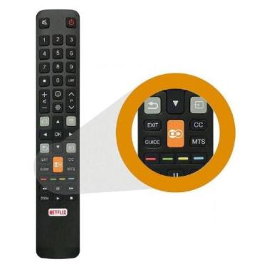 Imagem de Controle Remoto Tv TCL Smart 4K L32s4900s L40s4900fs Teclas Globo Play