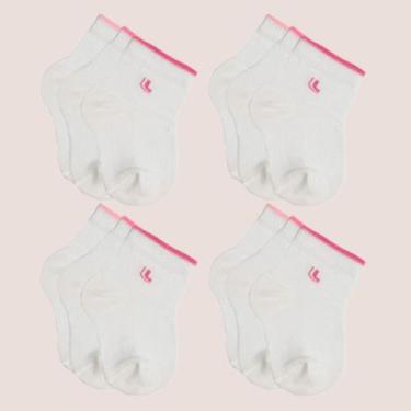 Imagem de Kit 12 Pares Meias Lupo Masculina Feminina Básica Infantil, 16 a 23, R