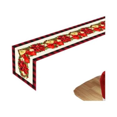 Imagem de Caminho De Mesa Feliz Natal 2024, Decoração Para Casa, Capa De Mesa, T