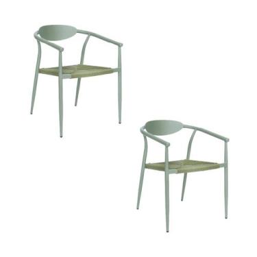 Imagem de Kit com 2 Cadeiras em Aluminio e Corda Náutica para Area Externa Isla 