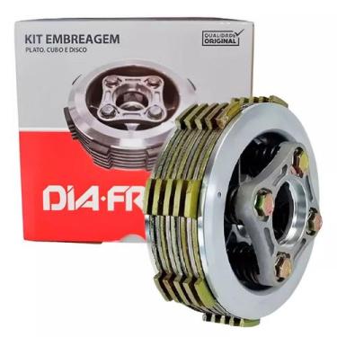 Imagem de Kit Embreagem Yamaha Ybr 125 / Xtz 125 / Factor 125 Diafrag