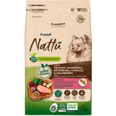 Imagem de Ração Premier Nattú para cães adultos de pequeno porte sabor frango e 