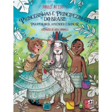 Imagem de Princesinhas e Principezinhos do Brasil para Colorir - PINGO DE OURO, 