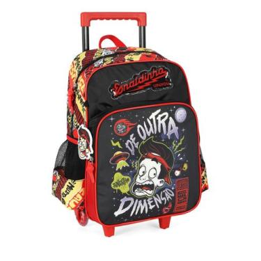 Imagem de Mochila rodinhas escolar up4you enaldinho ic42232up luxcel, Preto