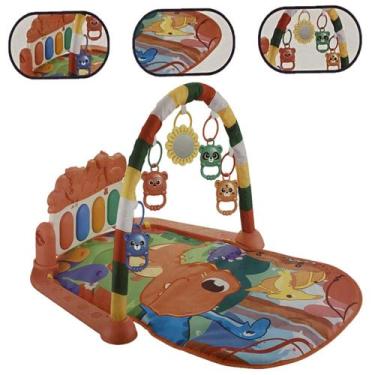 Imagem de Tapete Atividades Multifuncional Com Piano Musical Dino - Color Baby