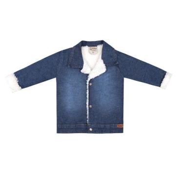 Imagem de Jaqueta Infantil Menino Jeans Football - Baby Doces Momentos, G