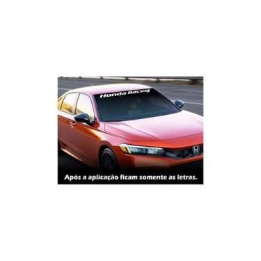 Imagem de Adesivo para-brisas - Sem Marca, HONDA RACING
