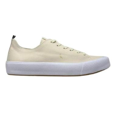 Imagem de Tênis Casual Masculino Basic Leather Reserva Offwhite, 42, Offwhite