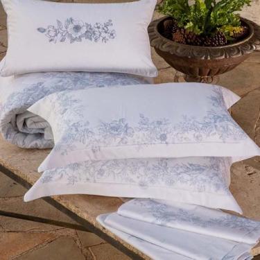 Imagem de Jogo de Cama King 300 Fios Limoges - Naturalle Fashion, Estampado Clar