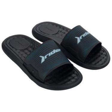Imagem de Chinelo Masculino Rider Step Slide, Preto, Vede, 39