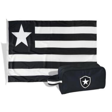 Imagem de Bandeira Oficial Botafogo + Necessaire Licenciada - JC Flâmulas e Band