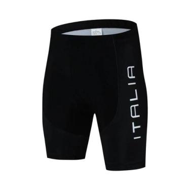 Imagem de Calções De Ciclismo Masculinos De Verão Para MTB Com Almofada De Gel 1