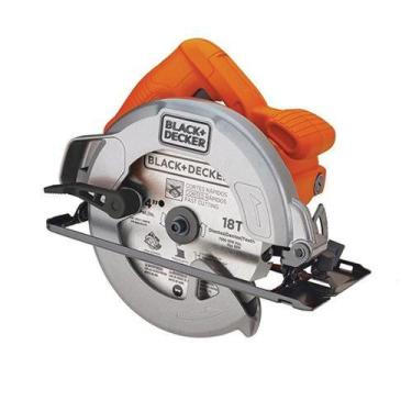 Imagem de Serra Circular Elétrica 1400W 220V para Cortes de Madeira Black + Deck