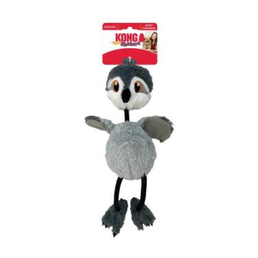 Imagem de Brinquedo Pelúcia Kong Shakers Wingz Para Cães Pq / Md - Cinza