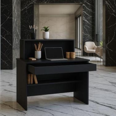 Imagem de Mesa Organizadora com Gaveta  Design Sofisticado para Seu Ambiente - E