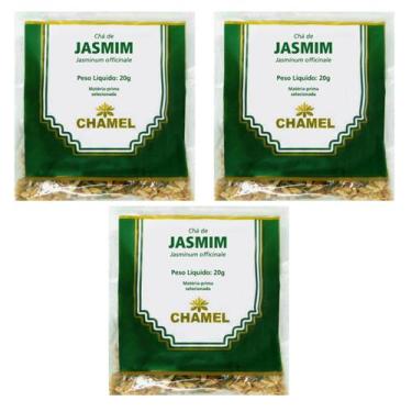 Imagem de Chá de Jasmim Flores Kit 3 Pacotes Chamel