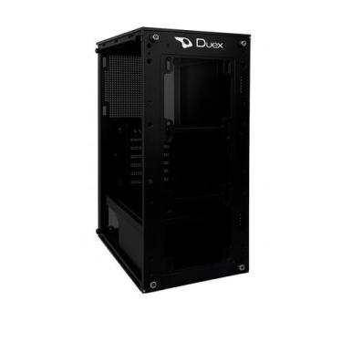 Imagem de Gabinete Gamer Duex DX305T Preto Mid Tower, Vidro Temperado, Sem Fans