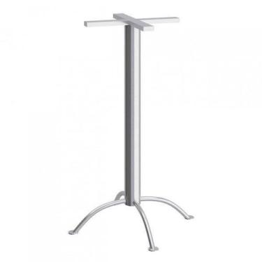 Imagem de Base para Mesa de Bistrô Flórida P414 Prata - Compoarte