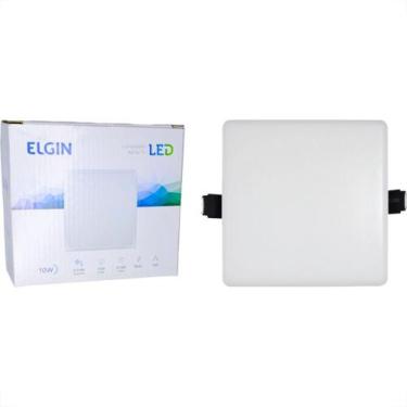 Imagem de Plafon Led Embutir Elgin Infinity Quadrado 10W. 1000Lm. 6500K. Bivolt 