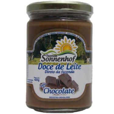 Imagem de Doce de Leite com Chocolate Mineiro Cremoso 420g - Fazenda Sonnenhof, 