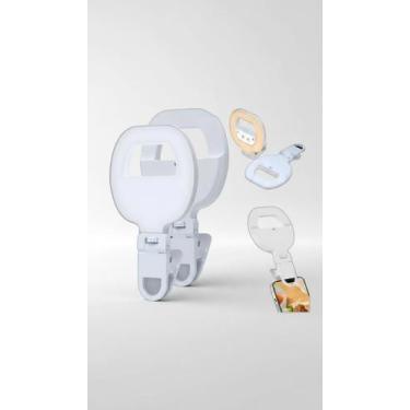 Imagem de Clip Luz Portátil para Celular e Vídeos Branco - Congratulations Store