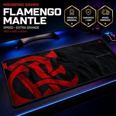 Imagem de Mousepad Gamer Redragon Flamengo Mantle Speed Extra Grande 900x400x4mm