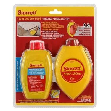 Imagem de Giz de Linha 30 Metros com Refil Azul Starrett