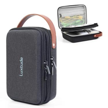 Imagem de Organizador de Carregadores Luxtude Estojo de Viagem com Casco Rígido 