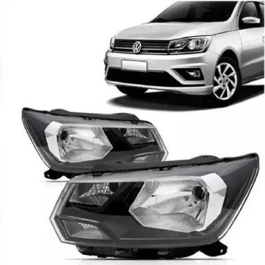 Imagem de Farol Gol G8 2018 2019 2020 2021 2022 Máscara Negra - UniversoCar, ESQ
