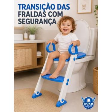 Imagem de Assento Redutor Infantil com Escada - Azul - TOYS & TOYS