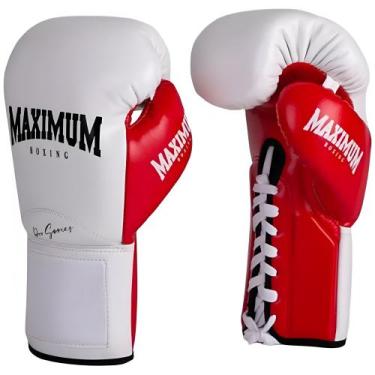 Imagem de Luva de boxe muay thai profissional com cadarço pro series - maximum, 
