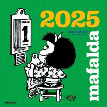 Imagem de Calendário De Parede Mafalda 2025 Em Português - Sur