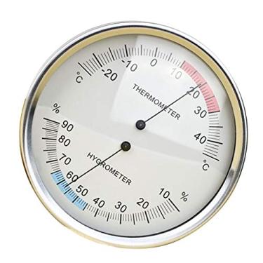 Imagem de de Metal Barômetro Da Estação Meteorológica Comprimento Do Higrômetro de Temperatura 132 Mm