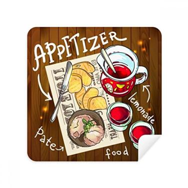 Imagem de Appetizer Lemonade Bife França Pano Limpador de Tela Tecido de Camurça Pacote com 2