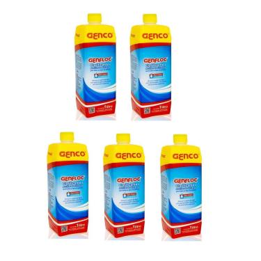 Imagem de Kit 5 Genfloc Clarificante Floculante E Decantador - Genco