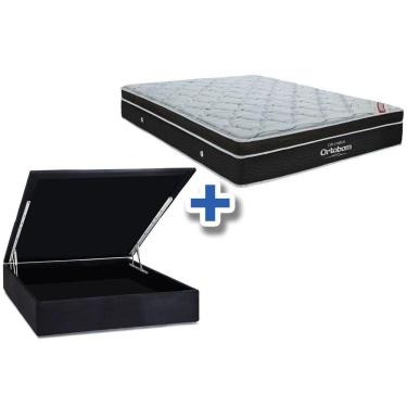 Imagem de Conjunto Baú-Colchão Ortobom Elegant+Cama Casal 138
