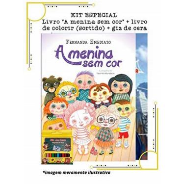 Imagem de Menina Sem Cor, A Edicao Especial - Acompanha Livro De Colorir Da Frozen E Giz De Cera