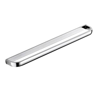 Imagem de Prateleira de toalha de banheiro quadrada cromada, suporte de papel, gancho de pano, conjunto de acessórios de banheiro, barra de toalha única