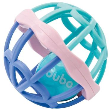 Imagem de Brinquedo Interativo Infantil Desenvolvimento do Bebê +3 Meses Baby Ball Cute Colors Buba