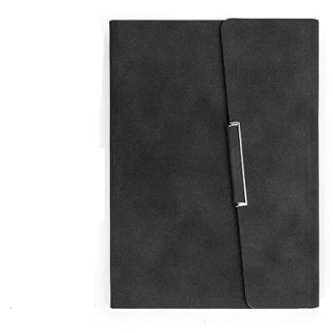 Imagem de Caderno de negócios a5 bloco de notas de espessamento de escritório caderno de trabalho de colarinho branco, preto