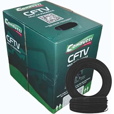 Imagem de Cabo De Rede Multicameras 4p Preto Cftv Cx 300m Condutti