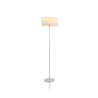 Imagem de Luminária Chão Cúpula Redonda Branca