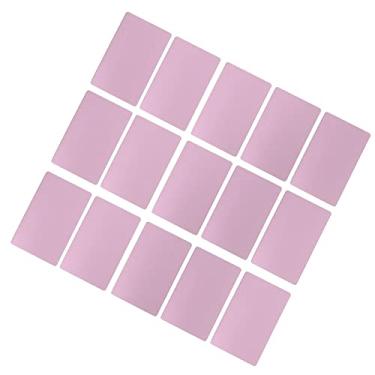 Imagem de 50 CracháS de Identificação PortáTeis à Prova D'áGua CracháS de AlumíNio Resistentes Ao Desgaste para FuncionáRios (Rosa ouro)