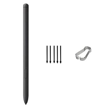 Imagem de LiXiongBao Caneta de substituição para Galaxy Tab S8 Ultra Stylus Tab S8 Caneta de toque X700 para Samsung Galaxy Tab S8, S8 Plus, S8 Ultra S com pontas, peça de reparo de caneta S8 (preta mística)..