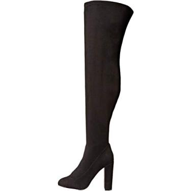 Imagem de LFL Lust For Life Maven Take Me Higher High Heel Over Knee Boots Black suede (7)