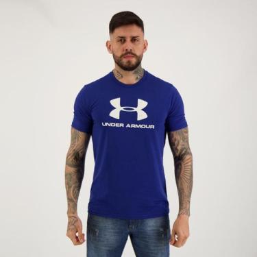 Imagem de Camiseta Under Armour Sportstyle Logo Azul