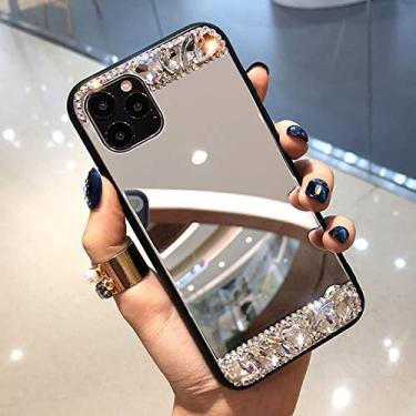 Imagem de Fashion Diamond Mirror Ring Holder phone Case For Samsung Galaxy S22 Plus s22u s21fe s20fe s20 plus s21 ultra back Cover,3, For Samsung note 9